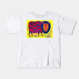 Maria Prymachenko Wild Sheep 1989 Art Print Ukrainian Folk Art Kids T-Shirt